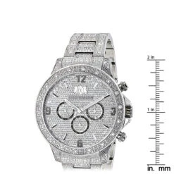 Luxurman Men's Diamond Swiss Quartz Fully Iced Out Watch 1.25ct 9 Luxurman Men's Diamond Swiss Quartz Fully Iced Out Watch 1.25ct -Luxurman luxurman mens diamond watches fully iced out watch 125ct ruler