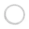 Luxurman Platinum Circle Of Life Diamond Pendant For Women 4 Carat Necklace