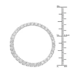 Luxurman Platinum Circle Of Life Diamond Pendant For Women 4 Carat Necklace -Luxurman luxurman platinum circle of life diamond pendant for women 4 carat necklace rulerwh