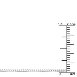 LUXURMAN Solid 10K White Gold Curb Chain For Men & Women Gourmette 1.5mm -Luxurman luxurman solid 10k gold curb chain for men women gourmette 15mm rulerwh
