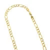 LUXURMAN Solid 10K Yellow Gold Figaro Chain For Men 8.5mm Wide