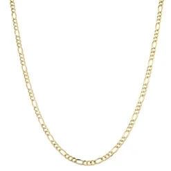 LUXURMAN Solid 10K Yellow Gold Figaro Chain For Men & Women 4mm Wide 8 LUXURMAN Solid 10K Yellow Gold Figaro Chain For Men & Women 4mm Wide -Luxurman luxurman solid 10k gold figaro chain for men women 4mm wide boxye