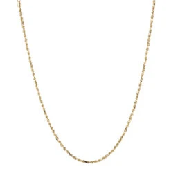 LUXURMAN Solid 10K Yellow Gold Rope Chain For Men & Women Diamond Cut 4mm -Luxurman luxurman solid 10k gold rope chain for men women diamond cut 4mm boxye