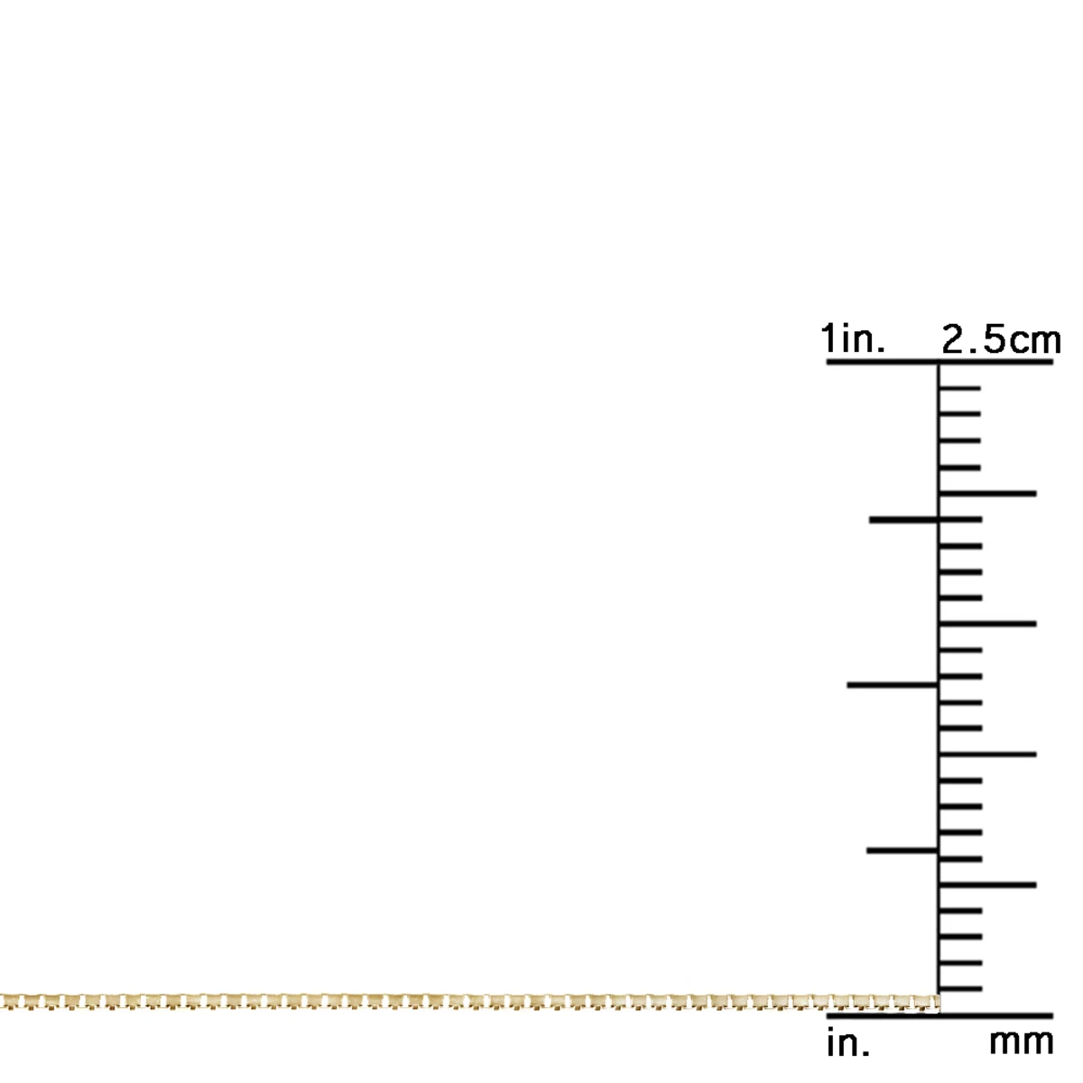 LUXURMAN Solid 14K Yellow Gold Box Chain For Women Adjustable 0.9mm 11 LUXURMAN Solid 14K Yellow Gold Box Chain For Women Adjustable 0.9mm - Image 11