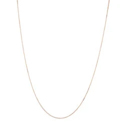 LUXURMAN Solid 14K Yellow Gold 1.1mm Cable Chain For Men & Women Lobster Clasp -Luxurman luxurman solid 14k gold cable chain for men women 11mm wide 1 boxro