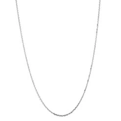 LUXURMAN Solid 14K Yellow Gold Cable Chain For Men & Women 2.3mm Wide -Luxurman luxurman solid 14k gold cable chain for men women 23mm wide boxwh