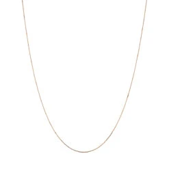 LUXURMAN Solid 14K Yellow Gold Cable Chain For Women Adjustable 0.9mm -Luxurman luxurman solid 14k gold cable chain for women adjustable 09mm boxro