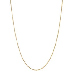 LUXURMAN Solid 14K Yellow Gold Curb Chain For Men & Women Gourmette 2mm Wide -Luxurman luxurman solid 14k gold curb chain for men women gourmette 2mm wide boxye
