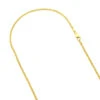 LUXURMAN Solid 14K Yellow Gold Curb Chain For Men & Women Gourmette 2mm Wide