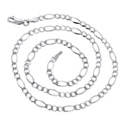 LUXURMAN Solid 14K Yellow Gold Figaro Chain For Men & Women 3mm Wide 12 LUXURMAN Solid 14K Yellow Gold Figaro Chain For Men & Women 3mm Wide -Luxurman luxurman solid 14k gold figaro chain for men women 3mm wide backwh