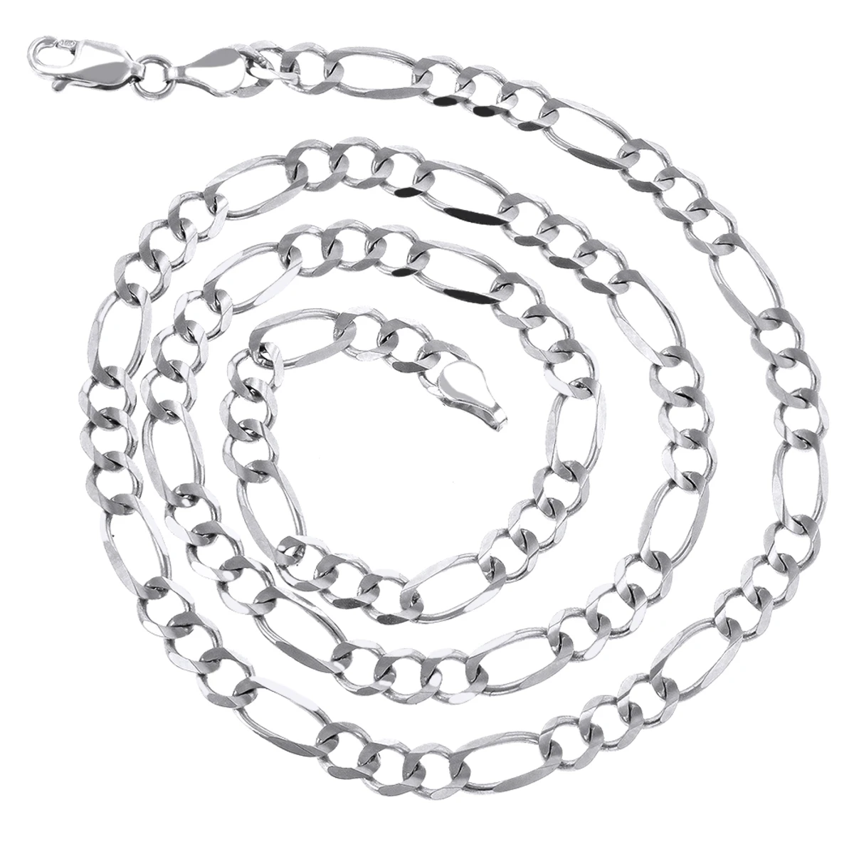 LUXURMAN Solid 14K Yellow Gold Figaro Chain For Men & Women 4mm Wide 3 LUXURMAN Solid 14K Yellow Gold Figaro Chain For Men & Women 4mm Wide - Image 3