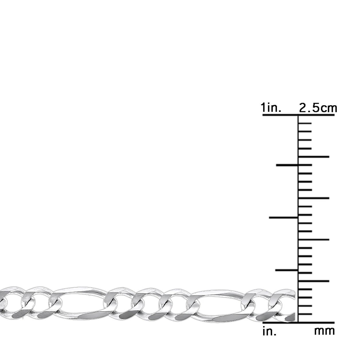 LUXURMAN Solid 14K Yellow Gold Figaro Chain For Men & Women 4mm Wide 7 LUXURMAN Solid 14K Yellow Gold Figaro Chain For Men & Women 4mm Wide - Image 7