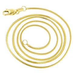 LUXURMAN Solid 14K White Gold Franco Chain For Women 0.9mm Wide 13 LUXURMAN Solid 14K White Gold Franco Chain For Women 0.9mm Wide -Luxurman luxurman solid 14k gold franco chain for women 09mm wide backye