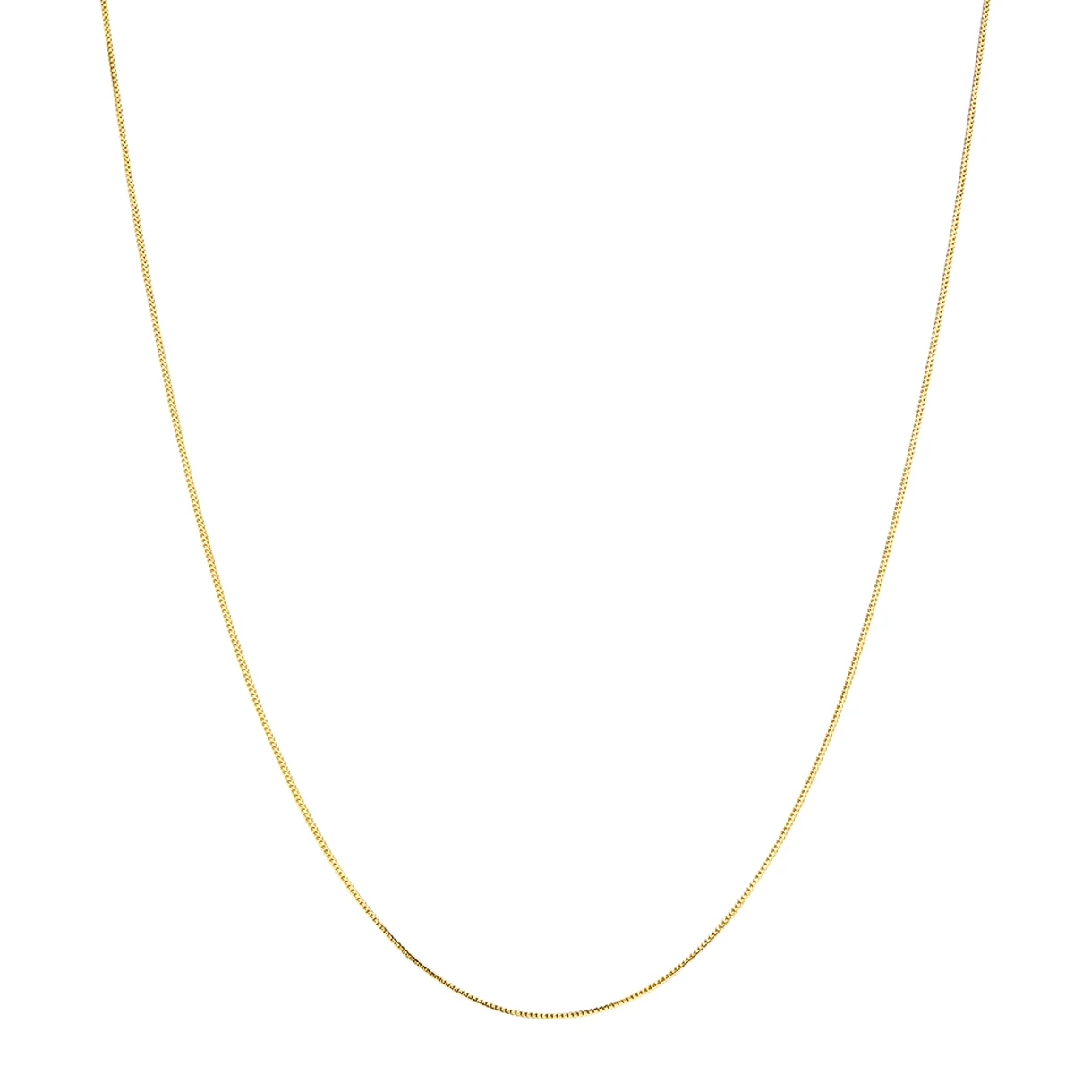 LUXURMAN Solid 14K White Gold Franco Chain For Women 0.9mm Wide 6 LUXURMAN Solid 14K White Gold Franco Chain For Women 0.9mm Wide - Image 6