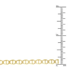 LUXURMAN Solid 14K Yellow Gold Mariner Chain For Men & Women 4.5mm Wide 9 LUXURMAN Solid 14K Yellow Gold Mariner Chain For Men & Women 4.5mm Wide -Luxurman luxurman solid 14k gold mariner chain for men women 45mm wide rulerye