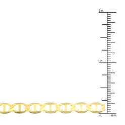 LUXURMAN Solid 14K Yellow Gold Mariner Chain For Men & Women 5.5mm Wide 9 LUXURMAN Solid 14K Yellow Gold Mariner Chain For Men & Women 5.5mm Wide -Luxurman luxurman solid 14k gold mariner chain for men women 55mm wide rulerye