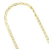 LUXURMAN Solid 14K Yellow Gold Mariner Chain For Men & Women 6.5mm Wide