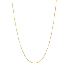 LUXURMAN Solid 14K Rose Gold Rope Chain For Men & Women Diamond Cut 1.5mm -Luxurman luxurman solid 14k gold rope chain for men women diamond cut 15mm boxye