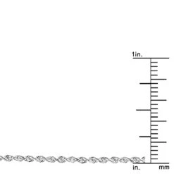 LUXURMAN Solid 14K Rose Gold Rope Chain For Men & Women Diamond Cut 1.5mm -Luxurman luxurman solid 14k gold rope chain for men women diamond cut 15mm rulerwh