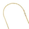 LUXURMAN Solid 14K Yellow Gold Rope Chain For Men & Women Diamond Cut 3.5mm