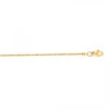 LUXURMAN Solid 14K Yellow Gold Sparkle Chain For Women 1.1mm Wide