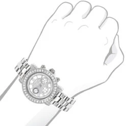 Luxurman Ladies Diamond Watch 3ct 7 Luxurman Ladies Diamond Watch 3ct -Luxurman luxurman watches ladies diamond watch 3ct p 35273bod