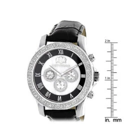 Luxurman Men's Diamond Watch 0.25ct Freeze 9 Luxurman Men's Diamond Watch 0.25ct Freeze -Luxurman luxurman watches mens diamond watch 025ct freeze p 9717 ruler