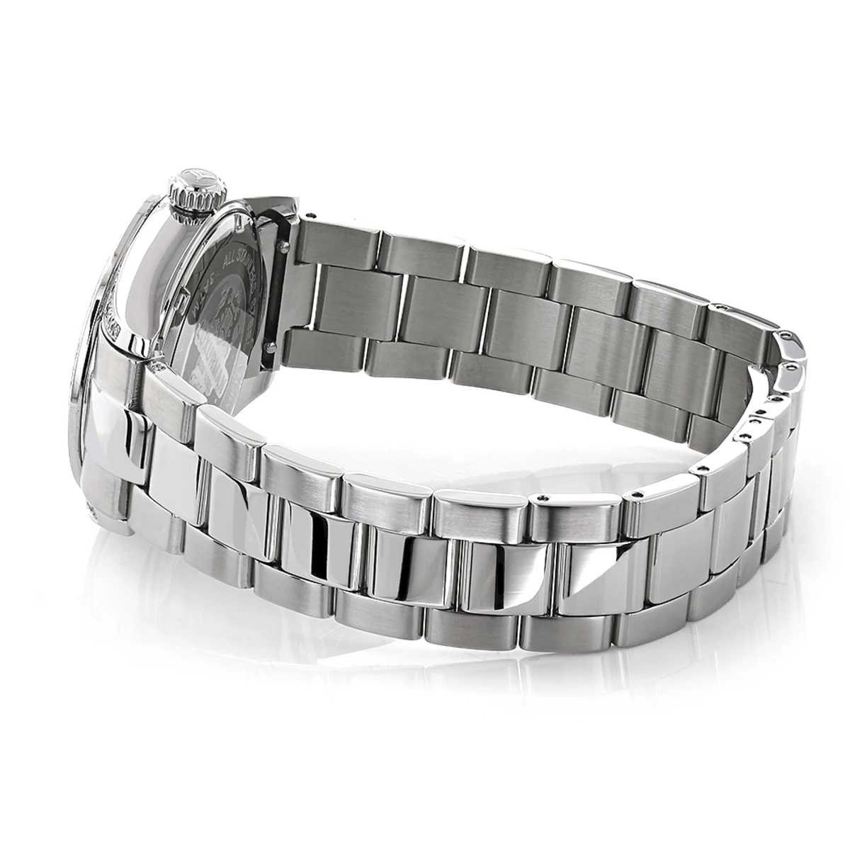 Luxurman Swiss Quartz Women's Diamond Watch Stainless Steel Band Tribeca 2 Luxurman Swiss Quartz Women's Diamond Watch Stainless Steel Band Tribeca - Image 2