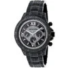 Men's Black Diamond Luxurman Watch 1.25ct Iced Out