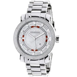 Men's Diamond Watch 0.12ct Luxurman