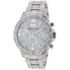 Men's Diamond Fully Iced Out Watch 1.25ct Luxurman Liberty Swiss Mvt