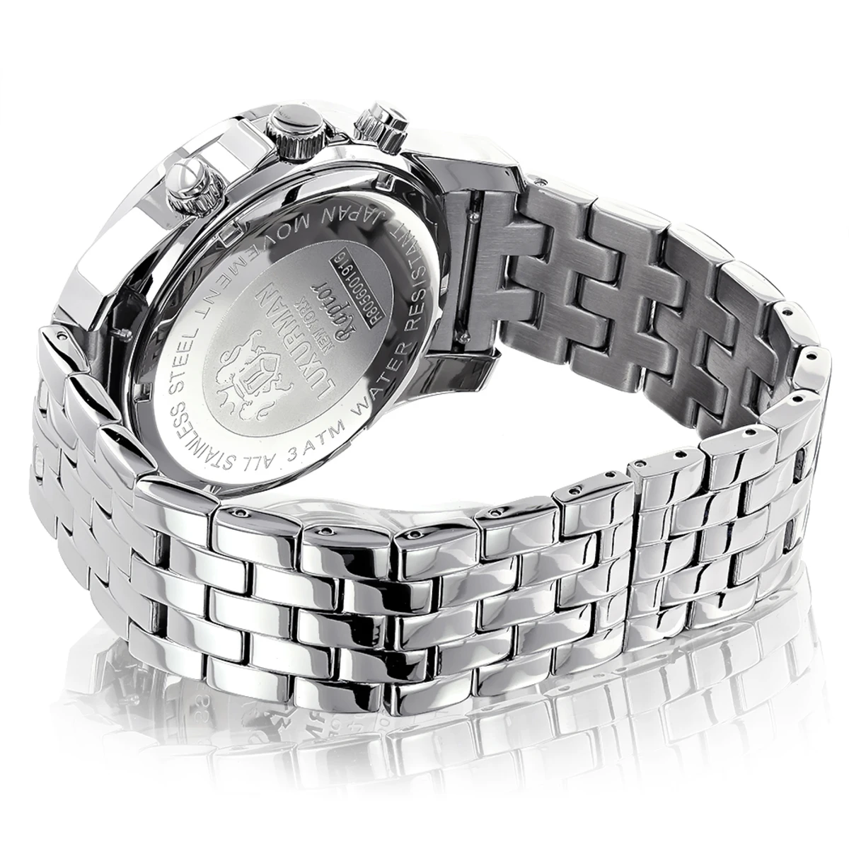 Men's Diamond LUXURMAN Diamond Watch 2.5ct 2 Men's Diamond LUXURMAN Diamond Watch 2.5ct - Image 2