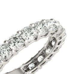 Platinum Cushion Cut Diamond Eternity Band Diamond Anniversary Ring 4ct 8 Platinum Cushion Cut Diamond Eternity Band Diamond Anniversary Ring 4ct -Luxurman platinum cushion cut diamond eternity band diamond anniversary ring 4ct box