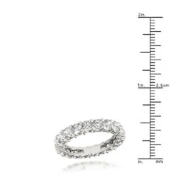 Platinum Cushion Cut Diamond Eternity Band Diamond Anniversary Ring 4ct 9 Platinum Cushion Cut Diamond Eternity Band Diamond Anniversary Ring 4ct -Luxurman platinum cushion cut diamond eternity band diamond anniversary ring 4ct ruler