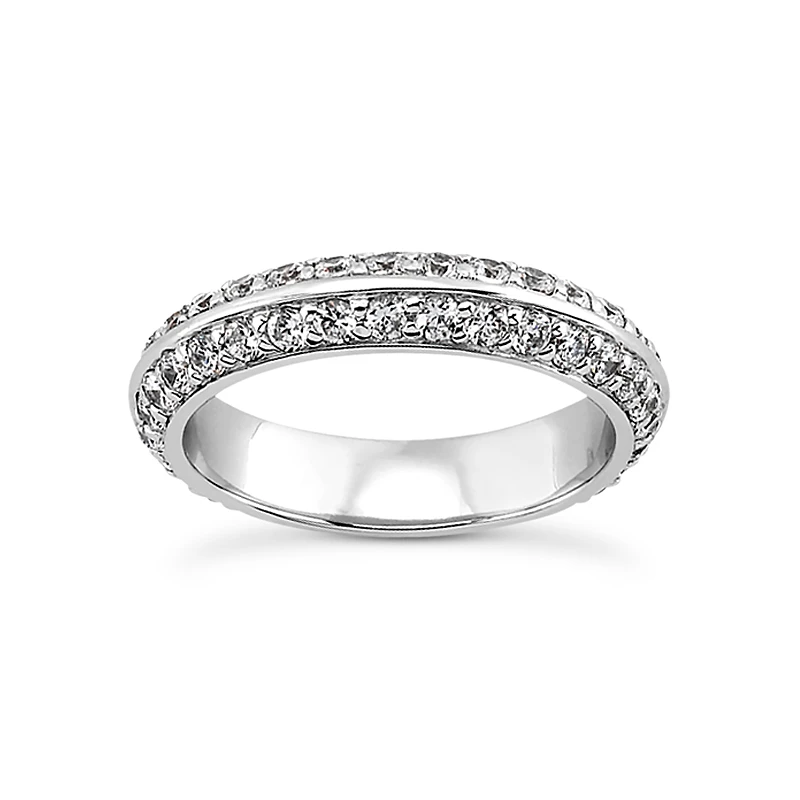 Platinum Diamond Eternity Band 0.80ct 4.3mm 1 Platinum Diamond Eternity Band 0.80ct 4.3mm