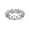 Unique Platinum Diamond Eternity Band 1.44ct