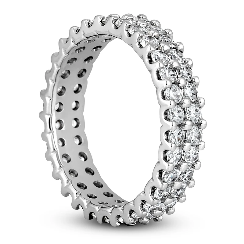 Platinum Diamond Eternity Band 1.74ct 2 Platinum Diamond Eternity Band 1.74ct - Image 2