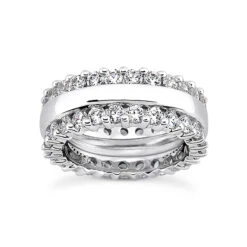 Platinum Diamond Eternity Band 1.86ct