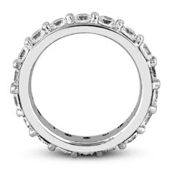 Platinum Diamond Eternity Band 2.70ct -Luxurman platinum diamond eternity band 270ct p 30441 additional white