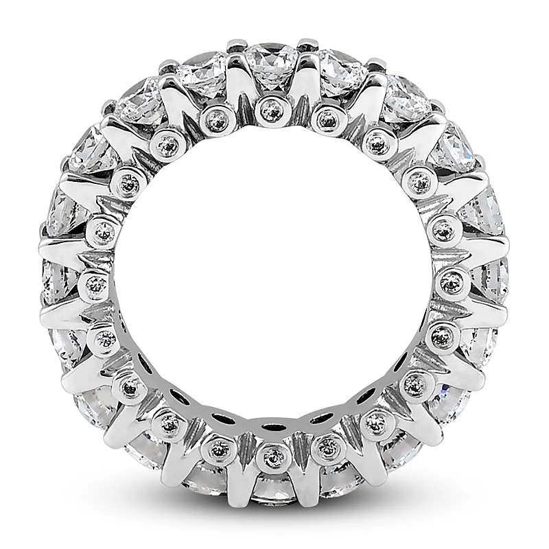 Platinum Diamond Eternity Band 3.20ct 4.3mm 3 Platinum Diamond Eternity Band 3.20ct 4.3mm - Image 3