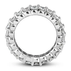 Platinum Diamond Eternity Band 4.40ct 6mm -Luxurman platinum diamond eternity band 440ct p 30511 additional white