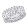 Platinum Diamond Eternity Band 4.83ct
