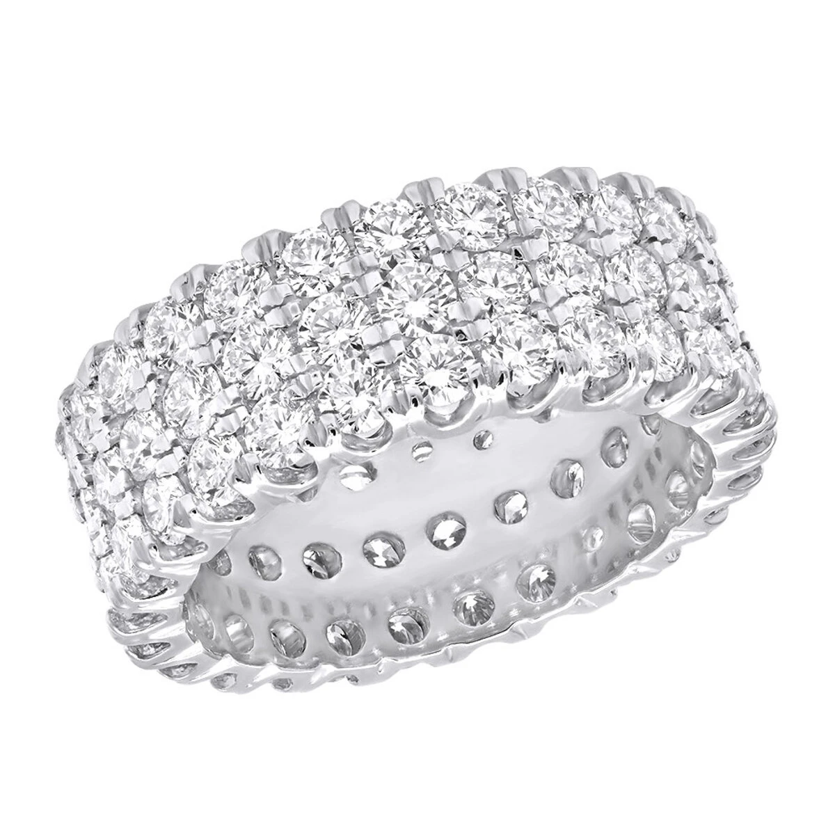 Platinum Diamond Eternity Band 4.83ct 1 Platinum Diamond Eternity Band 4.83ct