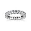 Platinum Diamond Eternity Ring 3.74ct