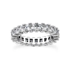 Platinum Diamond Eternity Ring 3.74ct