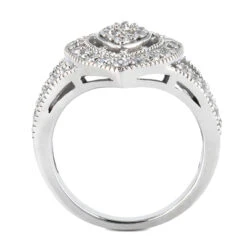 Platinum Diamond Right Hand Ring 1.08ct 5 Platinum Diamond Right Hand Ring 1.08ct -Luxurman platinum diamond right hand ring 108ct p 31416 additional white