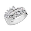 Platinum Diamond Right Hand Ring 2ct