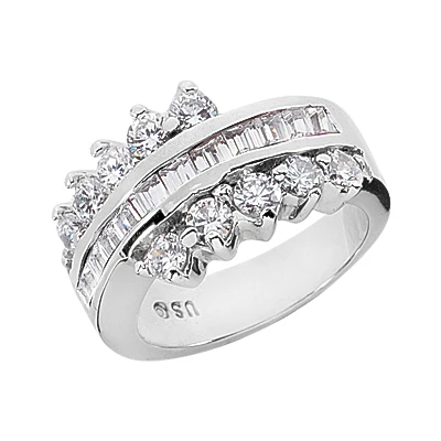 Platinum Diamond Right Hand Ring 2ct 1 Platinum Diamond Right Hand Ring 2ct
