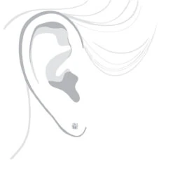 Platinum Diamond Stud Earrings With Round Diamonds 0.50ct -Luxurman platinum diamond stud earrings with round diamonds 050ct bod