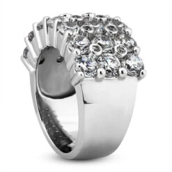 Luxurman -Luxurman platinum mens diamond ring 153ct p 31743 back white 20220420 20220426